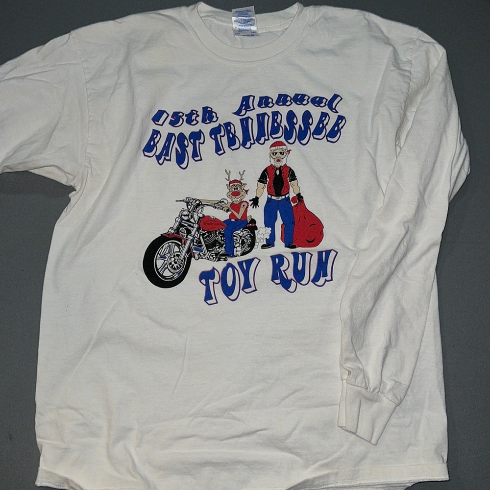 2006 15th Annual East Tennessee Toy Run Long Sleeve motorcycle T-shirt